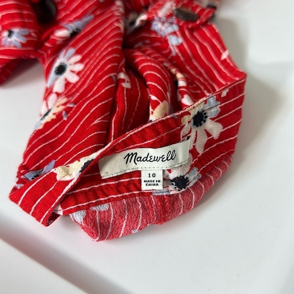 Madewell Side-Button Skirt in Daisy Society 10 - Picture 6 of 8